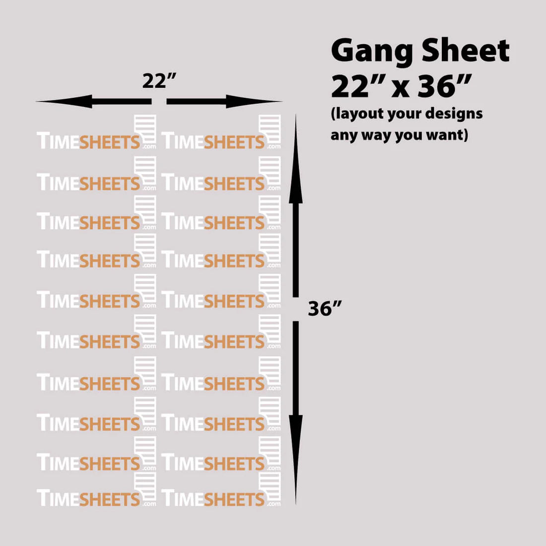 Build Your Own Custom DTF Gang Sheet