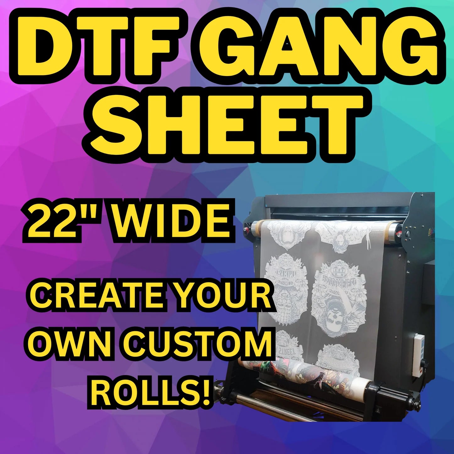 Build Your Own Custom DTF Gang Sheet