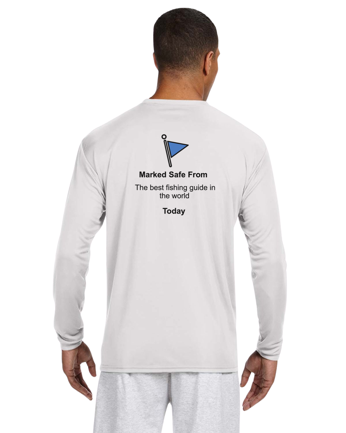 Marked Safe From - White Shirt *ADULT SIZE*